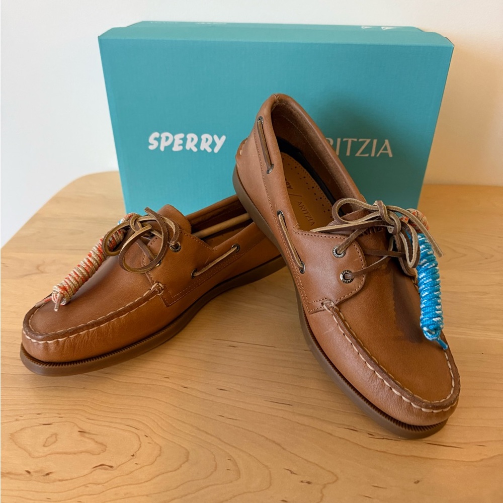 Sperry Men's Tan Leather Boat Shoes
